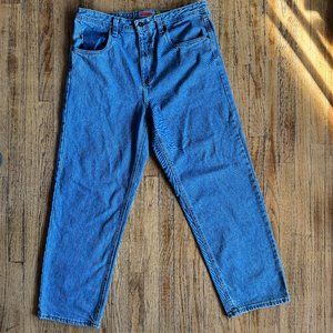 Empyre Relaxed Baggy Fit Blue Denim Jeans Size Men’s 34 X 30